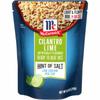 McCormick® Ready to Heat Rice Cilantro Lime Hint of Salt