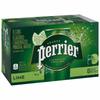 Perrier Carbonated Mineral Water, Flavored, Lime