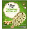 Gelatelli frozen dairy dessert bars, pistachio & chocolate