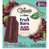 Gelatelli frozen fruit bars, black cherry
