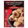Lidl frozen uncured franks in puff pastry