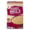 Stop & Shop Instant Oatmeal Maple Brown Sugar - 10 ct