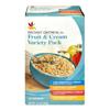 Stop & Shop Instant Oatmeal Fruit & Cream Variety Pack - 10 ct