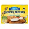 Gorton's Crunchy Breaded Fish Fillets - 6 ct Frozen