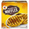 Stop & Shop Chocolate Chip Waffles - 24 ct