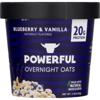 Powerful Overnight Oats Blueberry & Vanilla