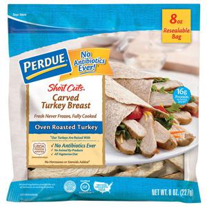 Perdue Short Cuts Carved Turkey Breast Oven Roasted Fresh Gluten Free