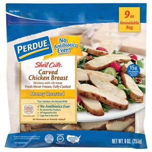 Perdue Short Cuts Carved Chicken Breast Honey Roasted Fresh Gluten Free