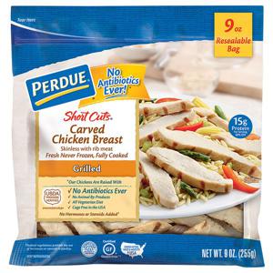 Perdue Short Cuts Carved Chicken Breast Grilled Fresh Gluten Free