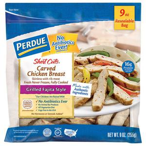 Perdue Short Cuts Carved Chicken Breast Grilled Fajita Style Gluten Free