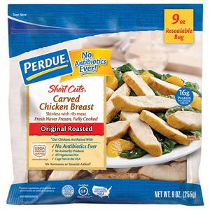 Perdue Short Cuts Carved Chicken Breast Original Roasted Fresh Gluten Free