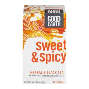 Good Earth Herbal & Black Tea Sweet & Spicy Tea Bags