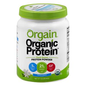 Orgain Organic Protein Powder Vanilla Bean Gluten Free