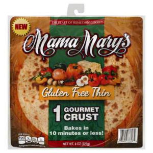 Mama Marys Crust, Gourmet, Gluten Free Thin