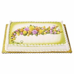 Wegmans 1/2 Gold Cake with Buttercreme