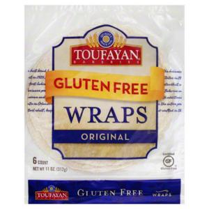 Toufayan Wraps, Gluten Free, Original