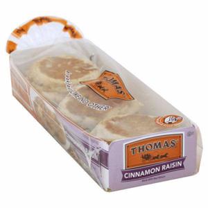 Thomas' Nooks & Crannies English Muffins, Cinnamon Raisin