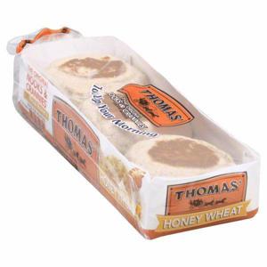 Thomas English Muffins, Honey Wheat