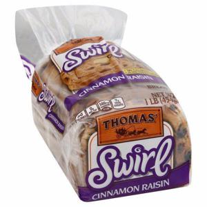 Thomas' Bread, Cinnamon Raisin, Swirl