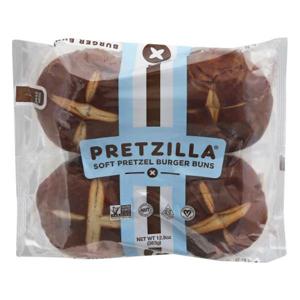 Pretzilla Burger Buns, Soft Pretzel