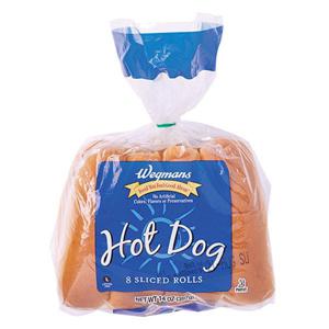 Wegmans Hot Dog Rolls, 8 Pack