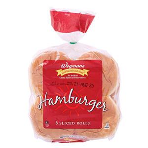 Wegmans Hamburger Rolls, 8 Pack