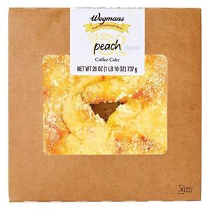 Wegmans Peach Flavored Coffee Cake