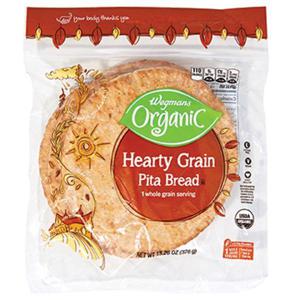 Wegmans Organic Hearty Grain Pita Bread