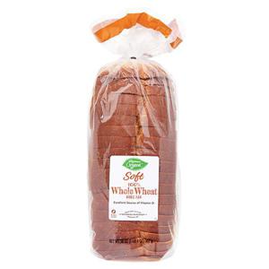 Wegmans Organic Bread, 100% Whole Wheat, Soft