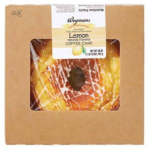 Wegmans Lemon Flavored Coffee Cake