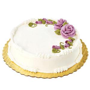 Wegmans Vanilla Cake with Buttercreme 1 Layer Round