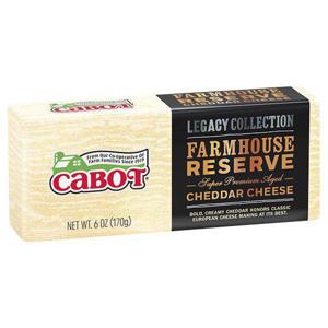 Cabot Cheese Cheese, Farmhouse Reserve Cheddar Bar