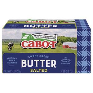 Cabot Butter, Sweet Cream, Salt