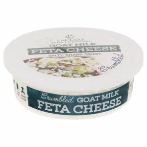 LaClare Family Creamery Feta Cheese, Goat Milk, Crumbled