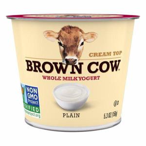 Brown Cow Cream Top Yogurt, Whole Milk, Plain