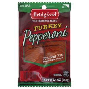 Bridgford Pepperoni, Turkey