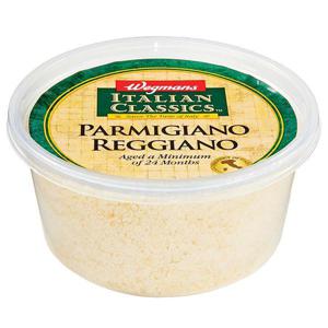 Wegmans Italian Classics Parmigiano Reggiano Cheese- Grated