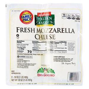 Wegmans Italian Classics Fresh Mozzarella Cheese