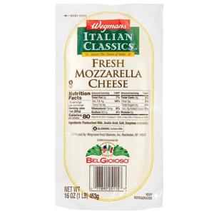 Wegmans Fresh Mozzarella Cheese