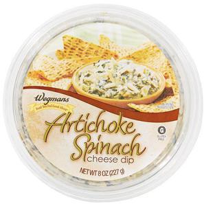 Wegmans Dip, Artichoke Spinach Cheese