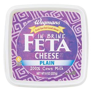 Wegmans Cheese, Feta, in Brine, Plain