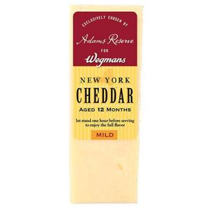 Wegmans 12 Month Aged Cheddar Cheese- Mild