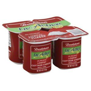 Breakstone's Live Active Cottage Cheese, Small Curd, 2% Milkfat, Lowfat