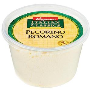 Wegmans Italian Classics Pecorino Romano Cheese -Grated