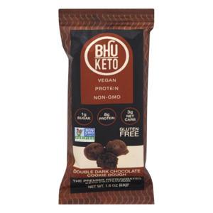 BHU Keto Protein Bar, Keto, Double Dark Chocolate Cookie Dough