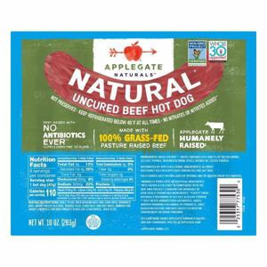 Applegate Naturals Hot Dog, Beef, Uncured