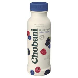 Chobani Yogurt Drink, Greek, Low-Fat, Mixed Berry