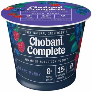 Chobani Complete Yogurt, Greek, Low-Fat, Mixed Berry