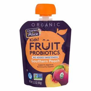 Charles & Alice Fruit Probiotics, Organic, Southern Peach, Kids