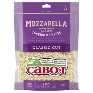 Cabot Cheese Mozzarella Part-Skim Shredded Cheese